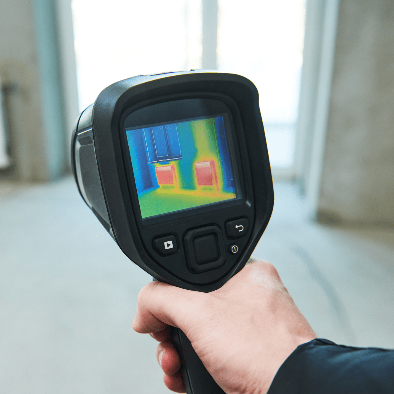 Thermal cameras for leak detection